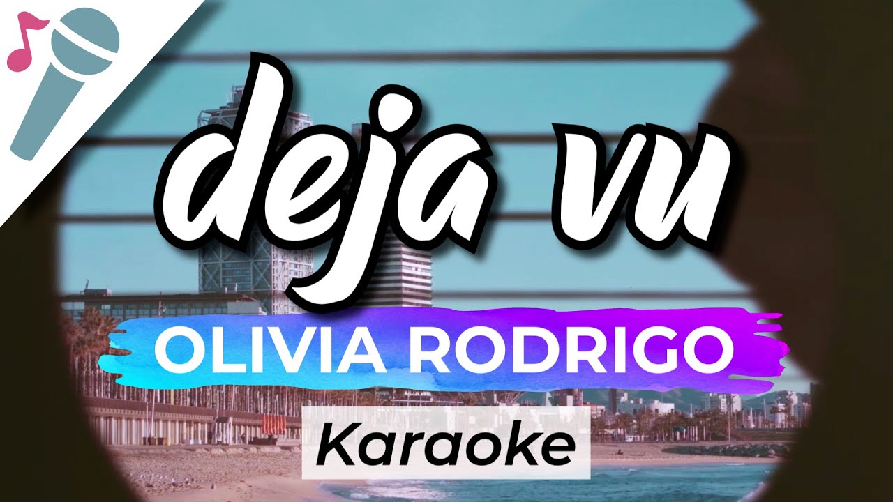 Olivia Rodrigo - deja vu - Karaoke Instrumental (Acoustic)