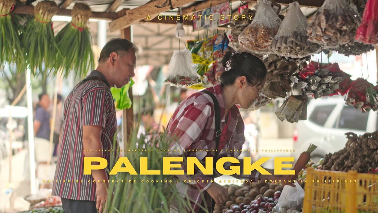 Koreans in Philippines Market Grocery in Negros Island to Cook Filipino Food Chicken Afritada Recipe