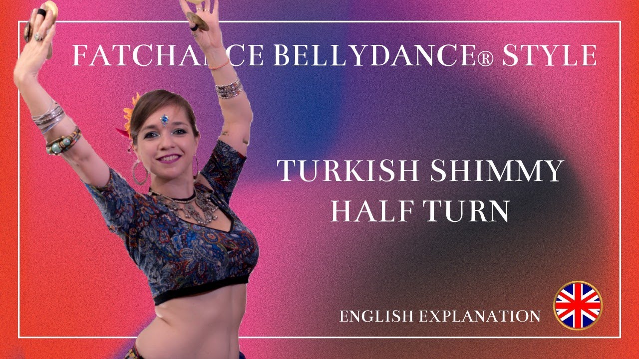 Полуповорот вперед и назад (турецкий полуповорот с тряской) #fatchancebellydance