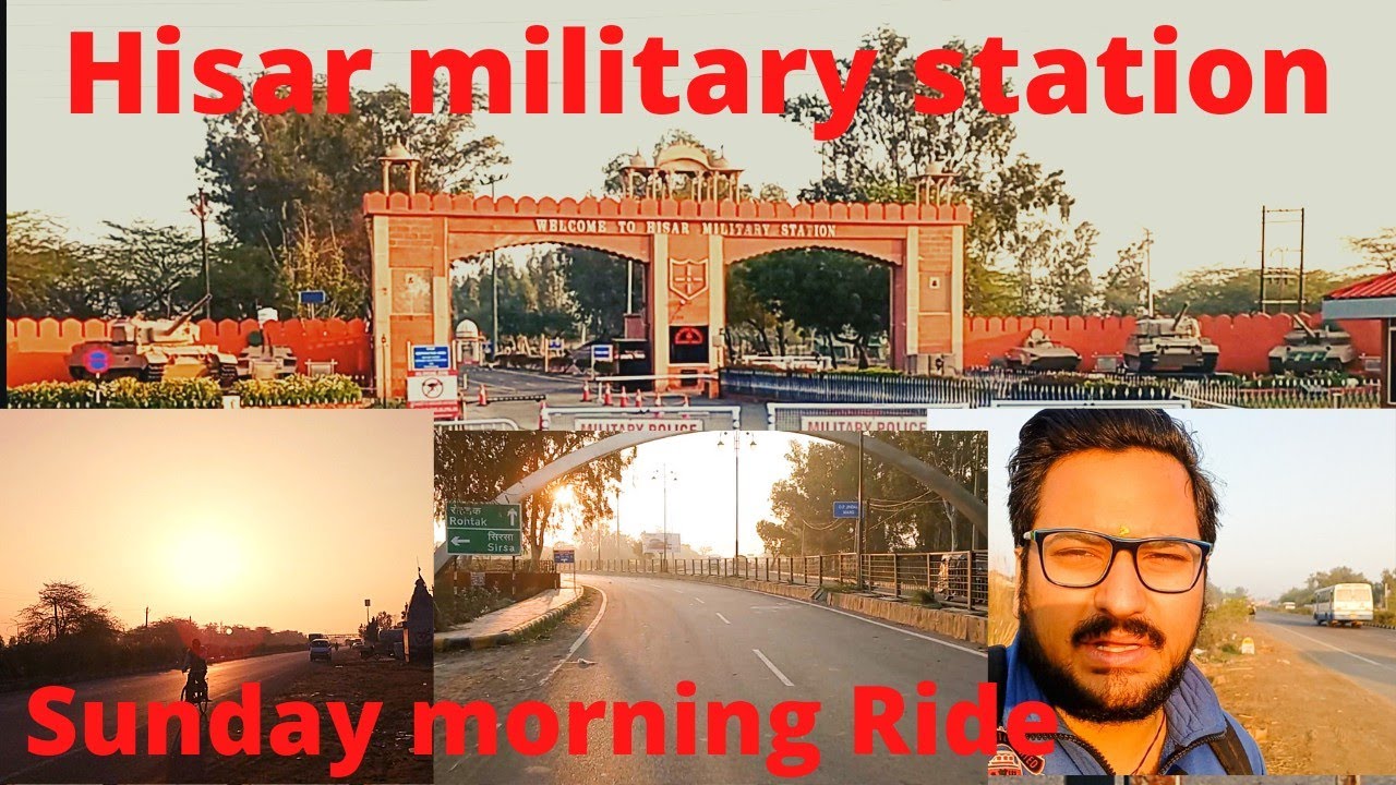 Morning Solo ride to Hisar military Station Cantonment