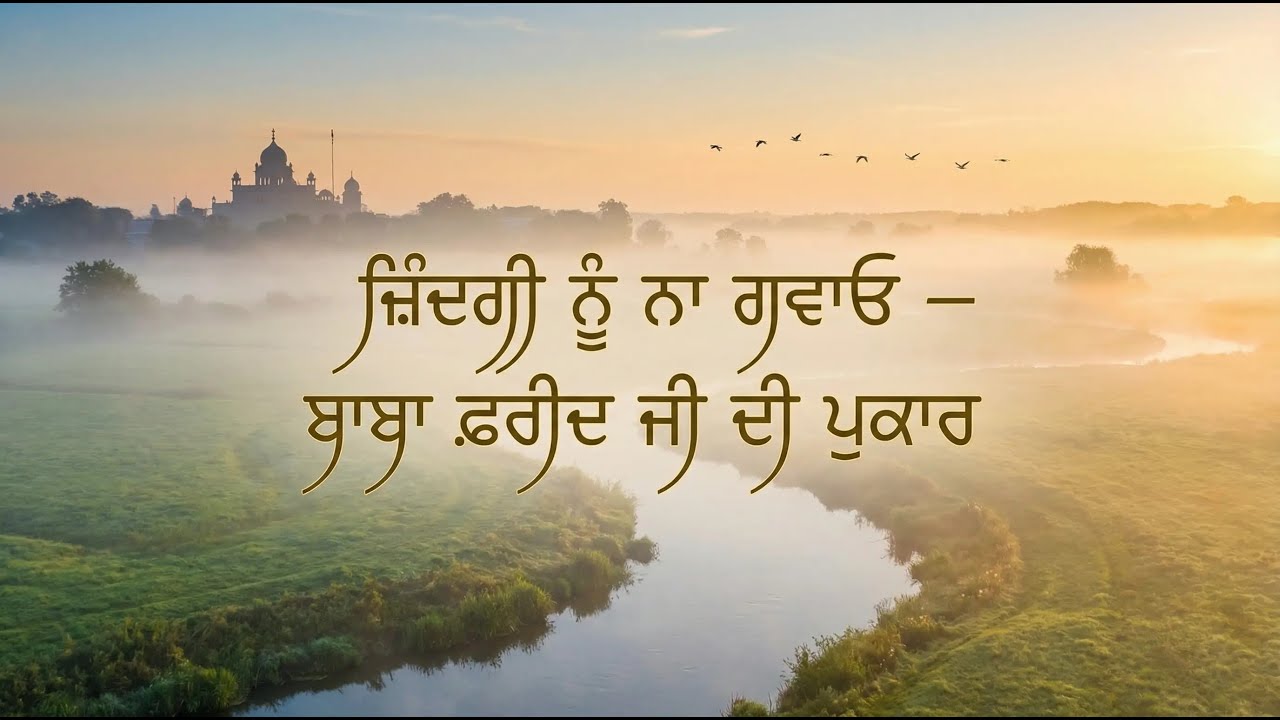 Stop Wasting Life: Baba Farid Ji’s Wake-Up Call | Salok 8