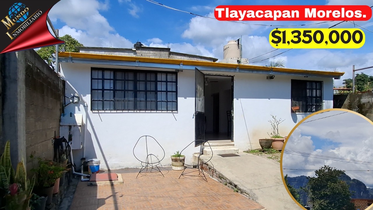 Super Venta De Casa En Tlayacapan  Morelos 🏡De Un Solo Nivel.