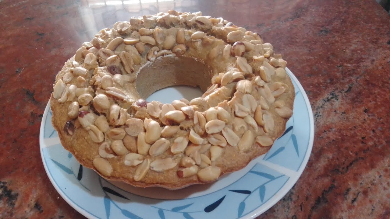 Pastel de Banano Sin azúcar y sin gluten...