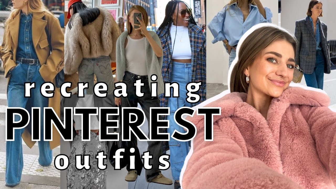 RECREATING PINTEREST OUTFITS | easy fall outfit inspo directly from my closet.. w links!