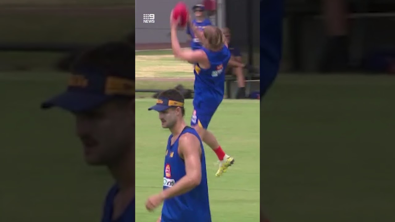 Harley Reid's first Eagles training session