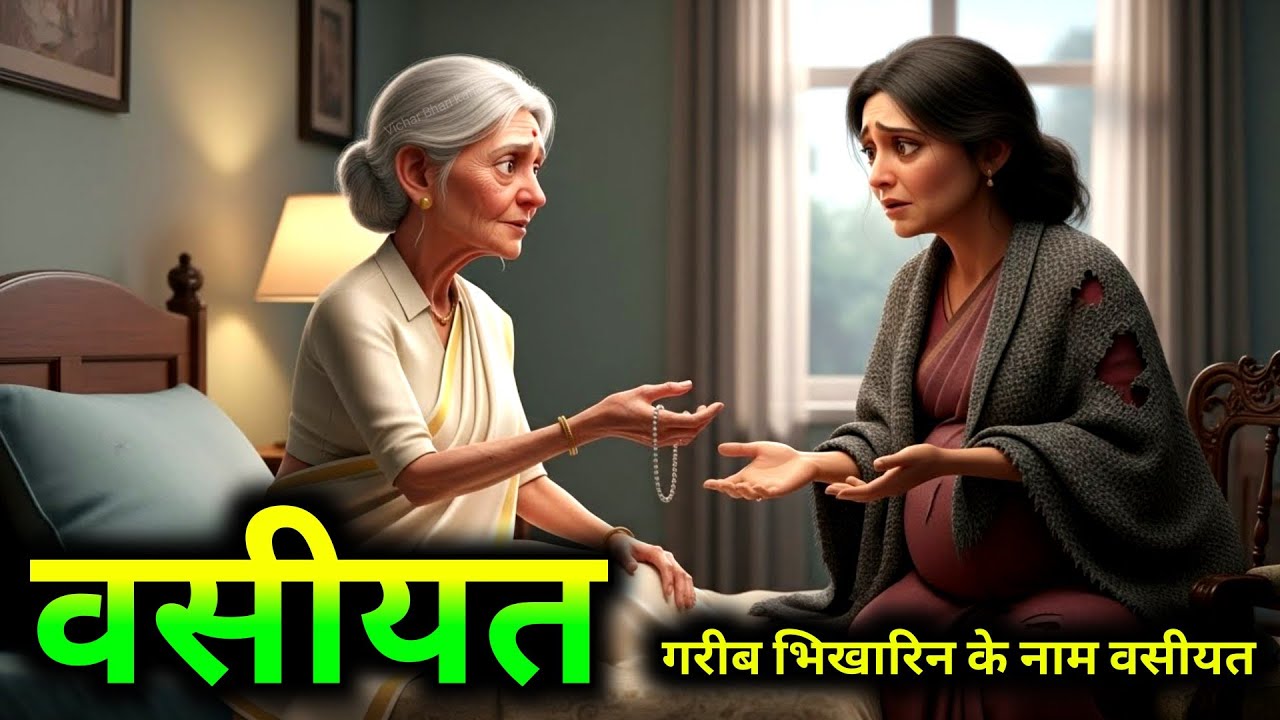 वसीयत। गरीब भिखारिन के नाम वसीयत Emotional kahani_hindi stories #emotionalstory #hindistories #story
