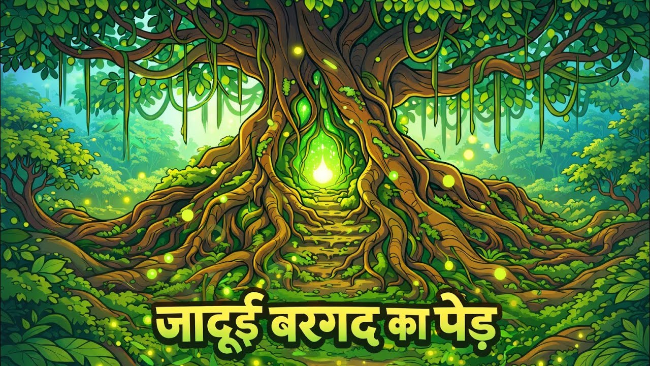 Jadui bargad ka ped #cartoon 