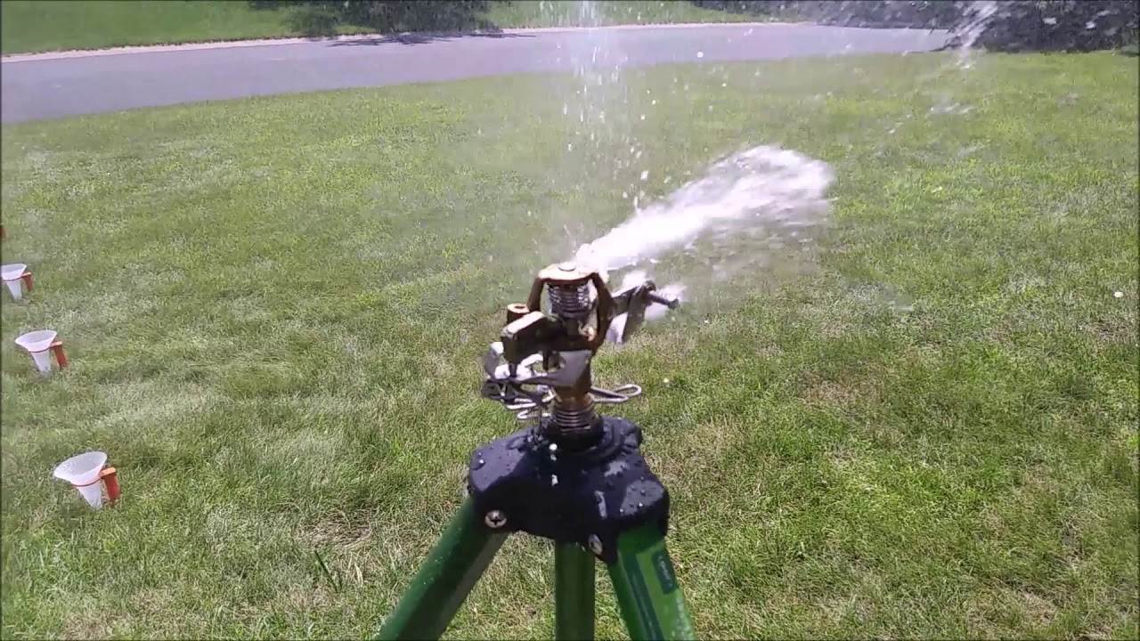 Will elevating an impact sprinkler improve performance?  Orbit 58308