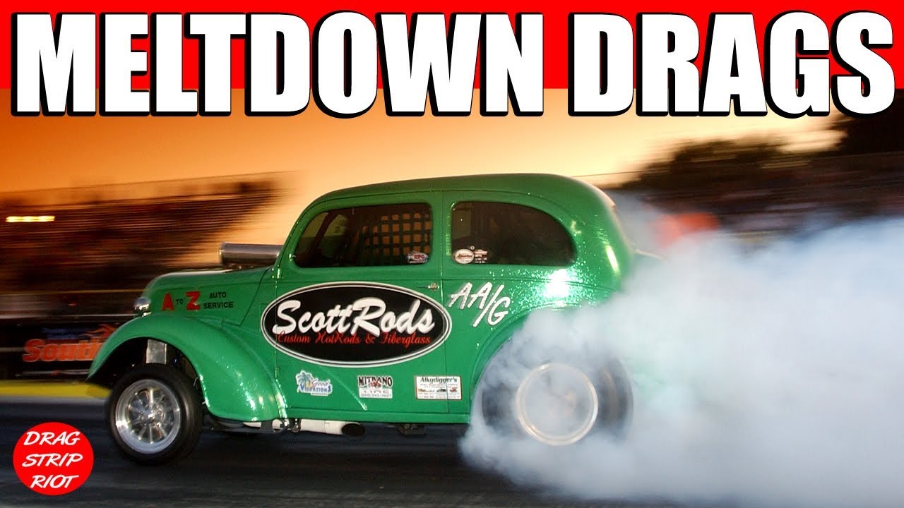 Ohio Outlaw AA Gassers Nostalgia Drag Racing Meltdown Drags