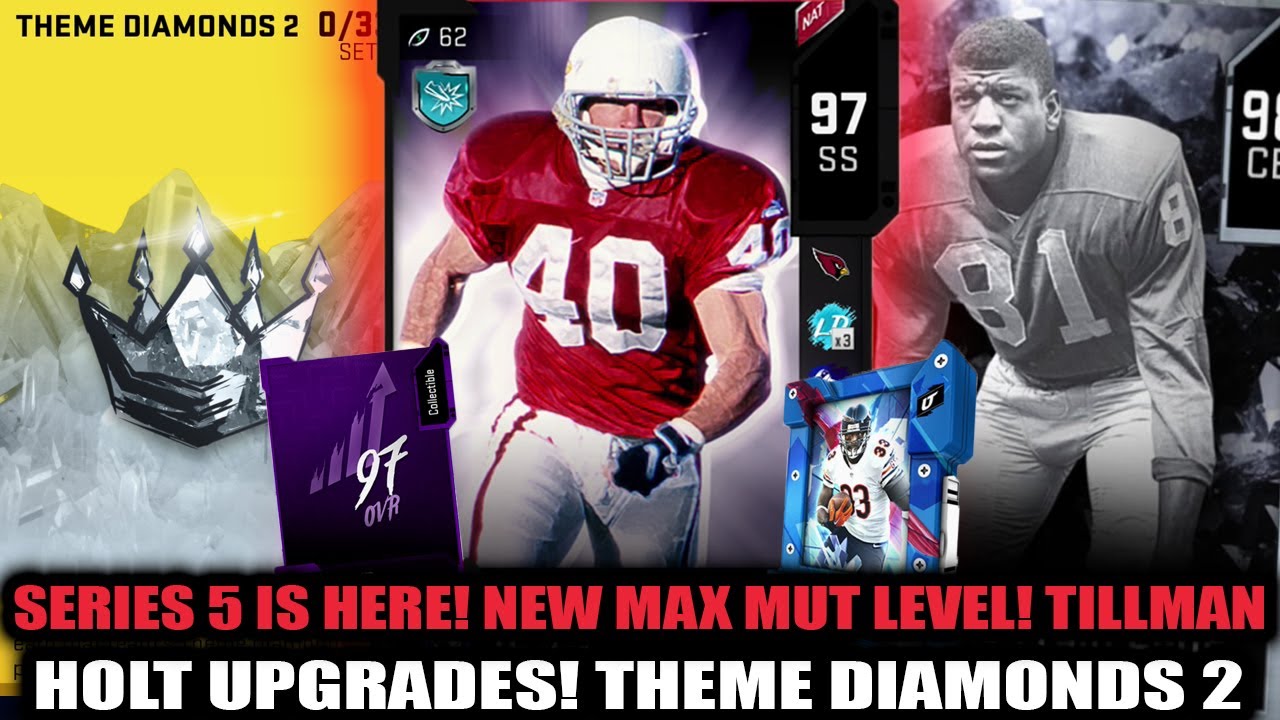 SERIES 5! NEW MAX MUT LEVEL! 98 NIGHT TRAIN! TILLMAN, HOLT UPGRADES! THEME DIAMONDS 2! | MUT 20