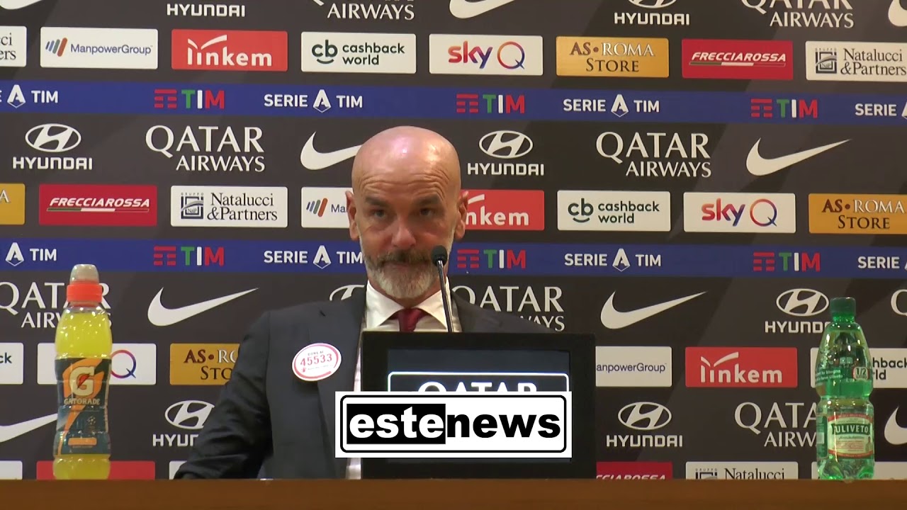 Roma-Milan 2-1, la conferenza di Pioli