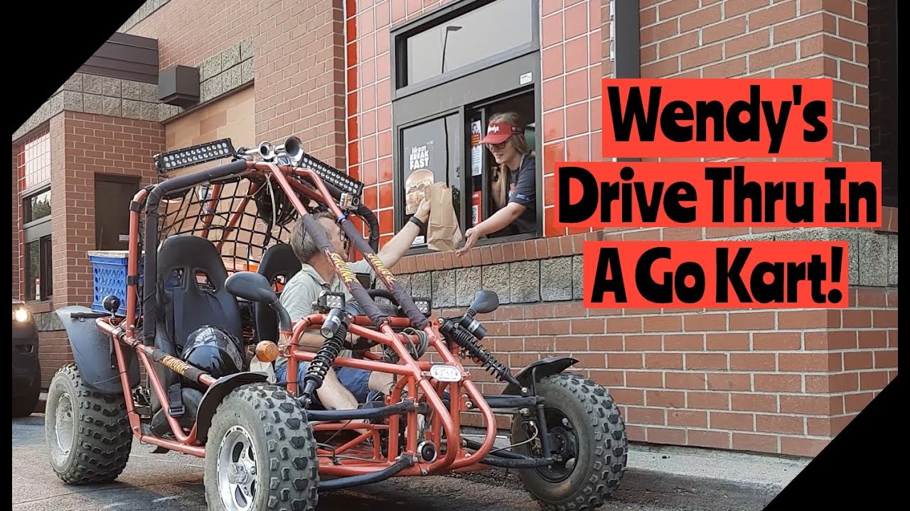 Chinese Buggy Goes To A Wendy's Drive Thru!