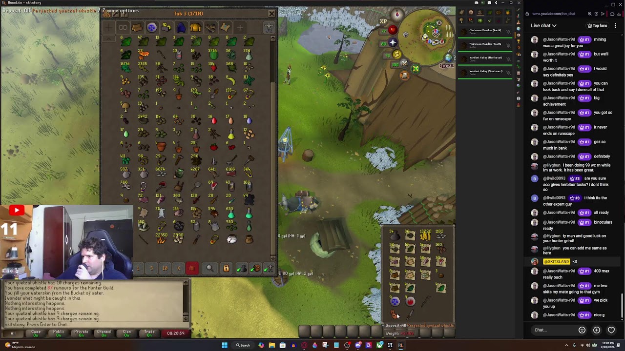 99 HUNTER GRIND CONTINUES!! ⚔️ #osrs