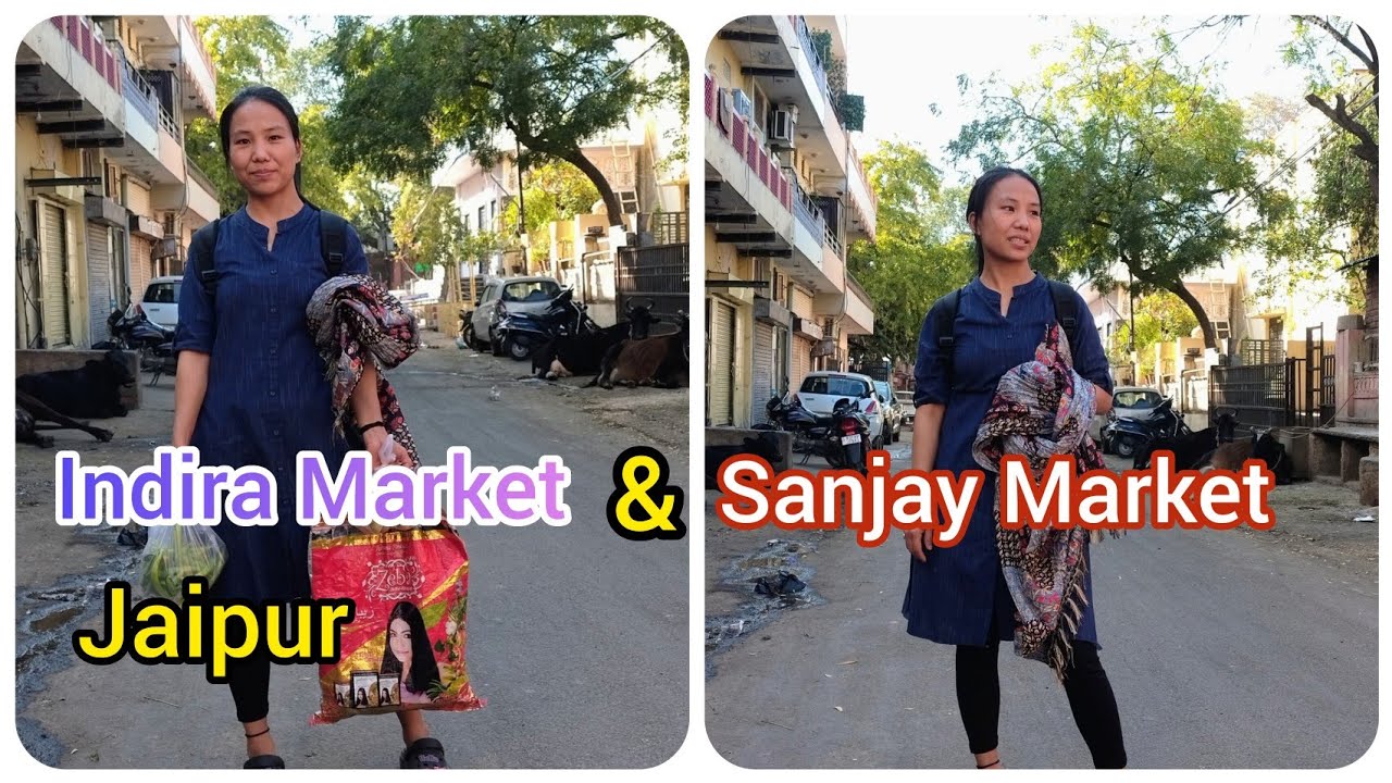 Exploring Indira Market & Sanjay Market Jaipur | Shopping Paradise 🛍️✨