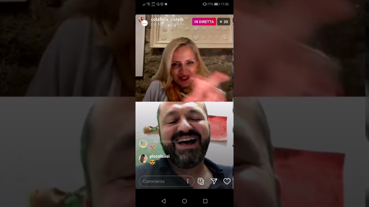 Intervista ad Antonio Cera con le Cotarella Sisters (da Instagram)