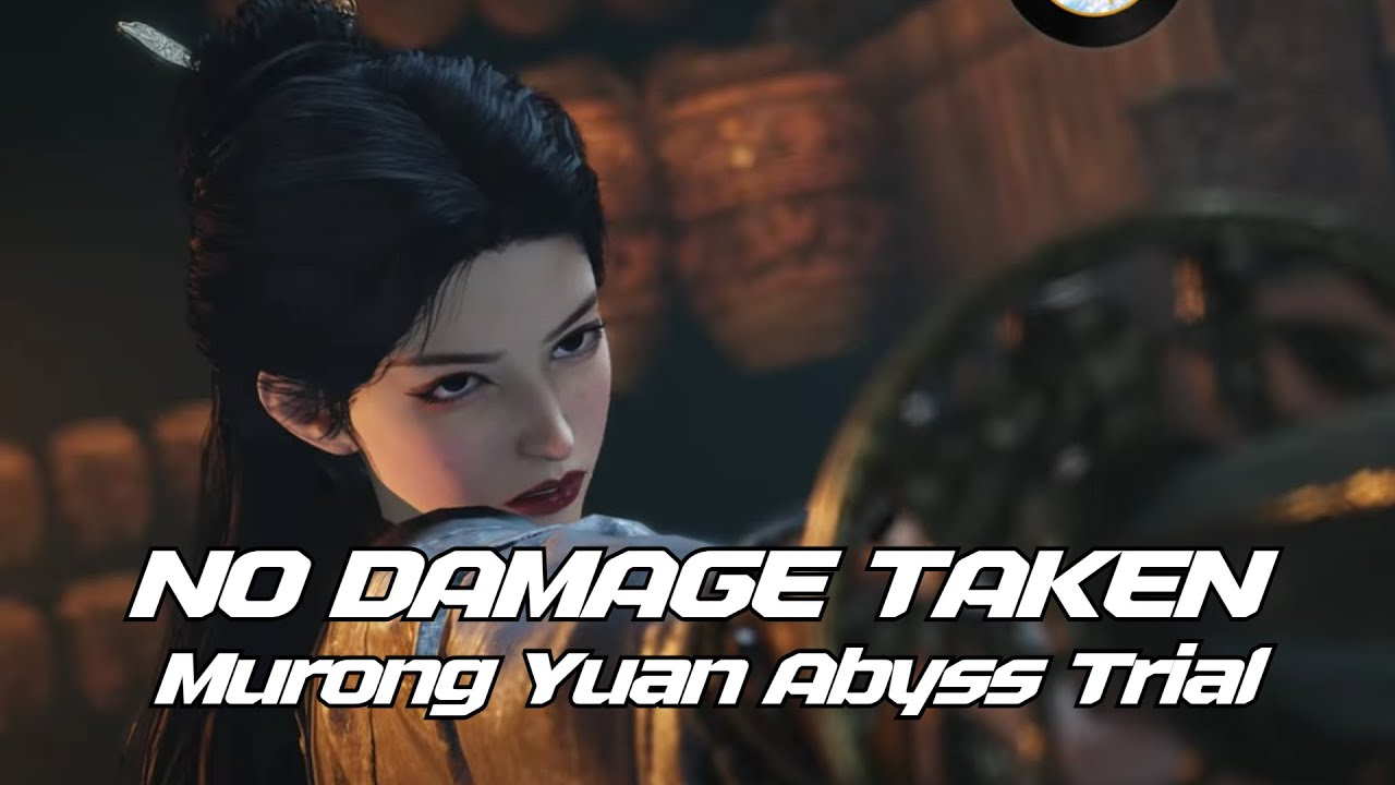 [Where Winds Meet] Murong Yuan Trial Abyss No Damage Taken (1:43)