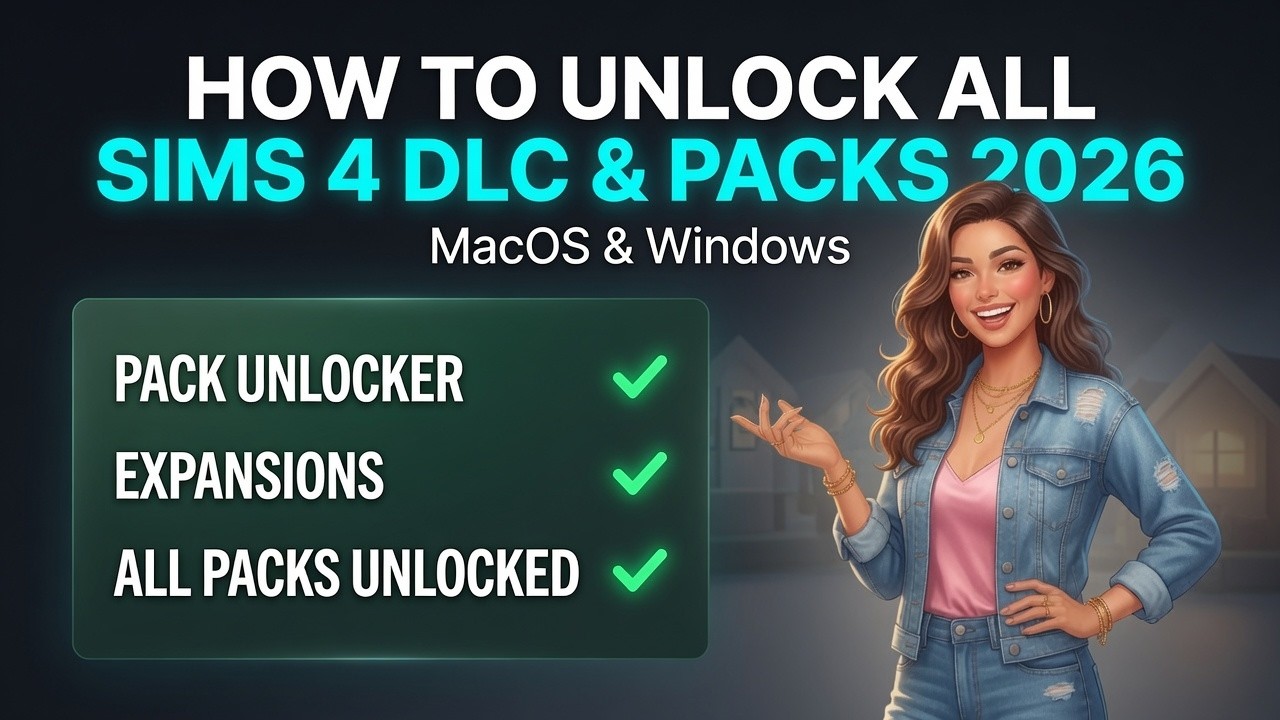 I Got EVERY Sims 4 DLC & PACKS in 2026&hellip; Here&rsquo;s How (MacOS + Windows Unlocker)