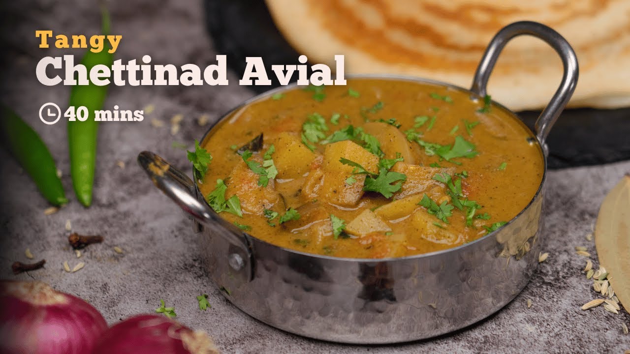 Authentic Chettinad Avial Recipe - Bursting with South Indian Flavors | Cookd