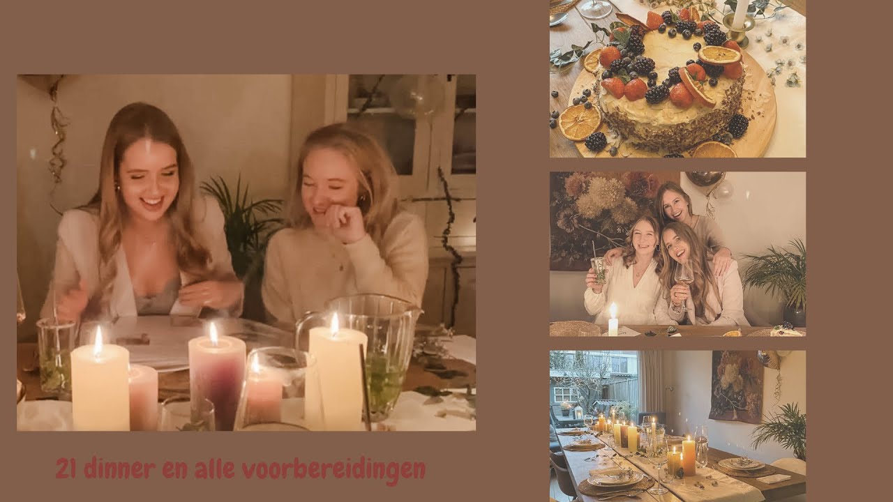 21 dinner ✨ inclusief (shein) shoplog en alle voorbereidingen 🙃 | Lisanne Blonk