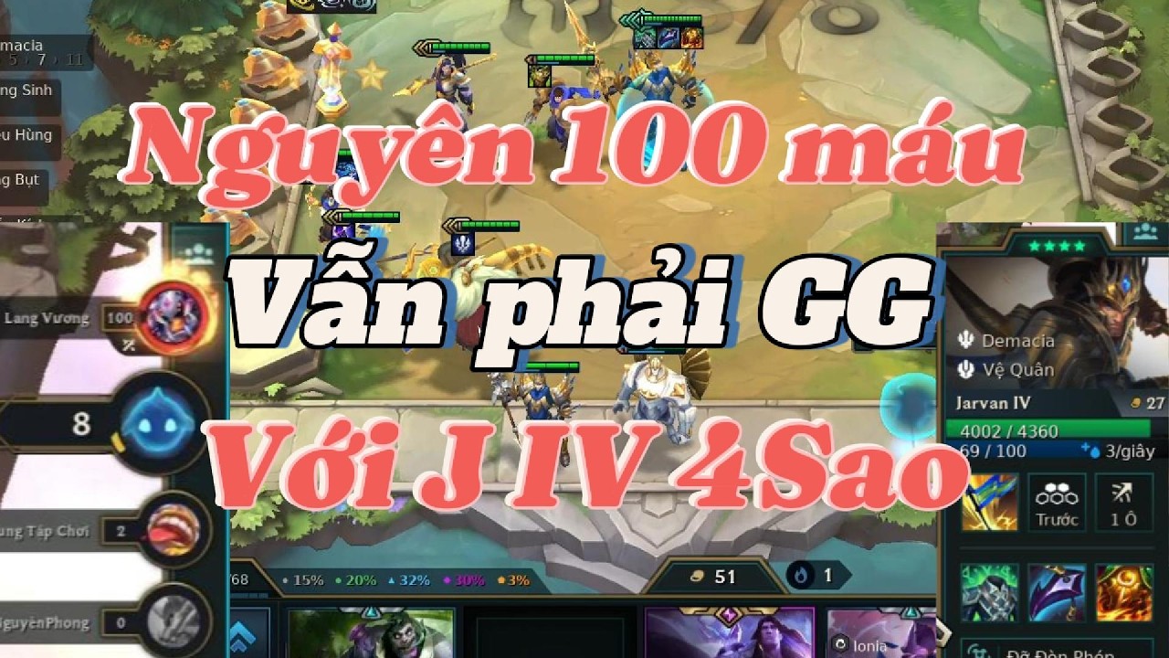 Jarvan IV 4 Sao Và Cái Kết Đối Thủ Đầy 100 Máu Phải GG Trong Uất Nghẹn
