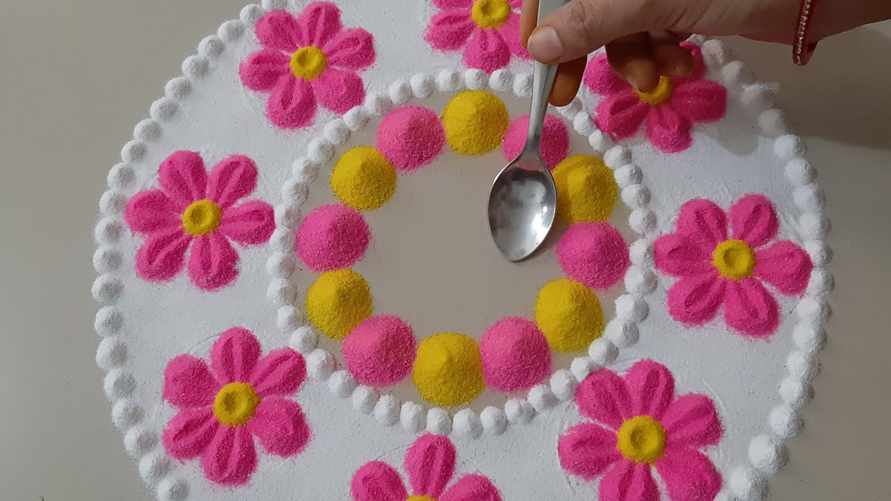 3 Creative Rangolis For Dussehra,Diwali | Diwali rangolis | Dussehra rangoli | Top rangolis