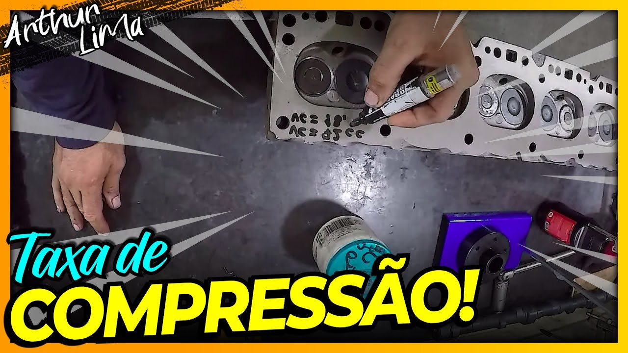 COMO CALCULAR A TAXA DE COMPRESSÃO do OPALA 6 CILINDROS | VÍDEO 4