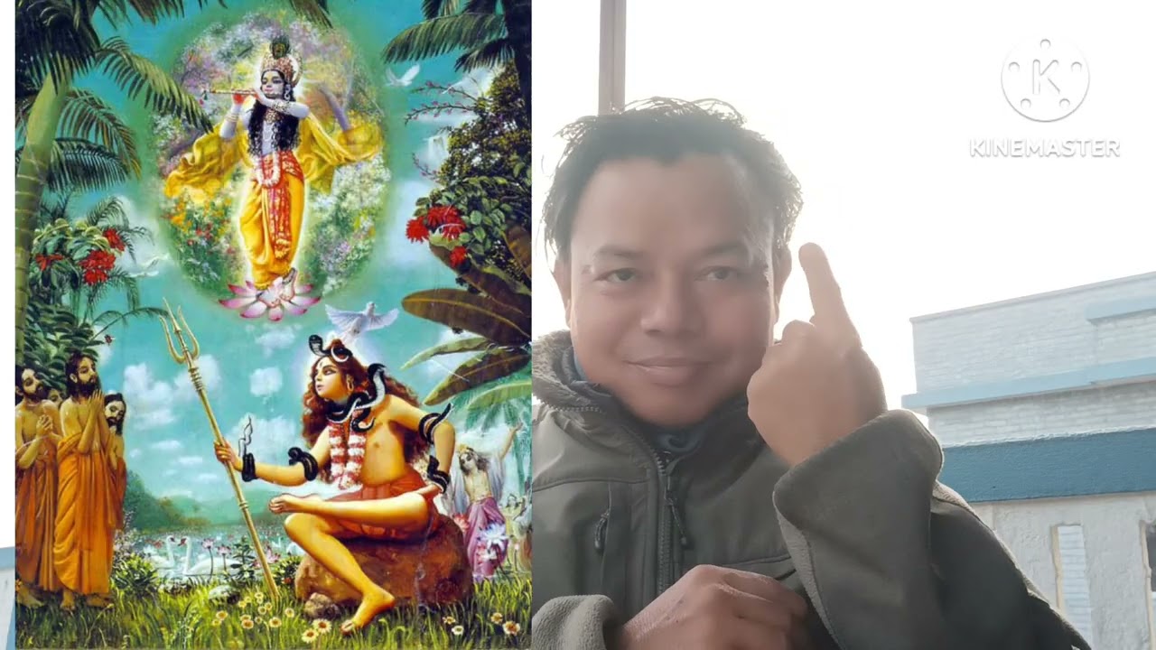 Hare Krishna Movemet.Part :- 2 Chanting the song sought by Lord siva : Rudra- Gita.