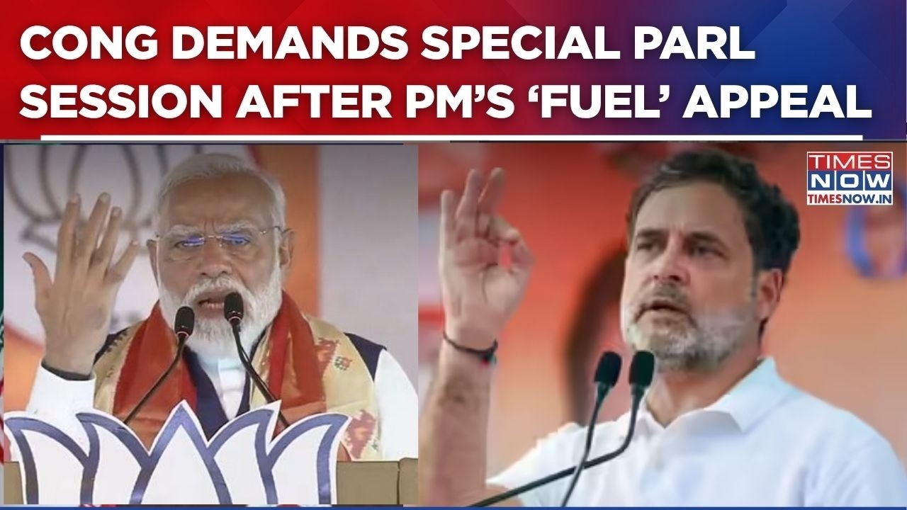 Congress Attacks Centre As PM Modi Calls For 'Fuel Conservation'; Oppn Demands 'Parliament Session'