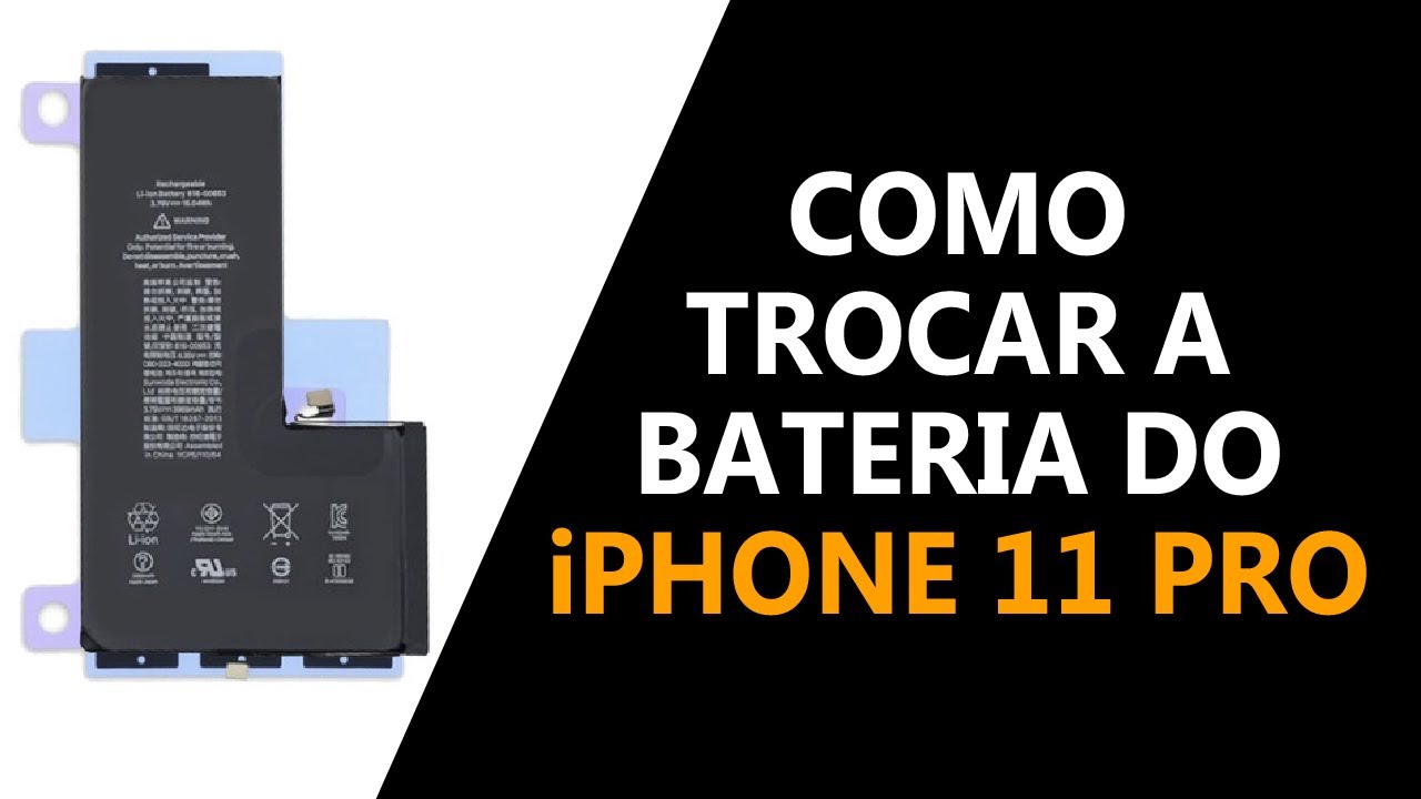 Como trocar a Bateria do iPhone 11 Pro