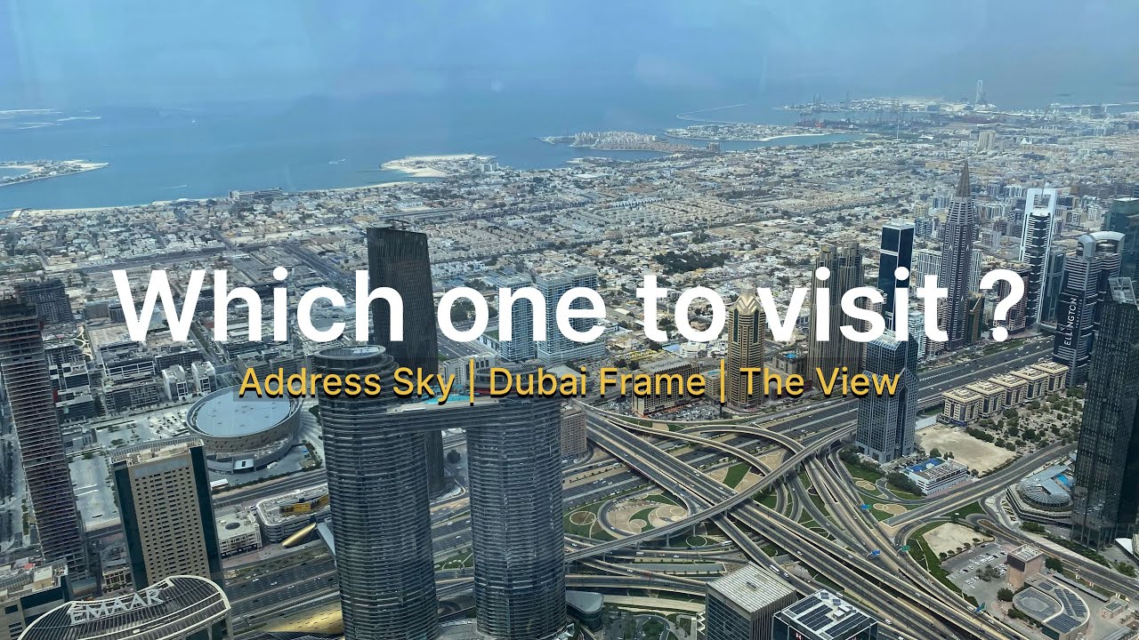 Dubai Frame, Address Sky или The View at Palm — какой из них вам больше по душе? | Посетите Дубай...