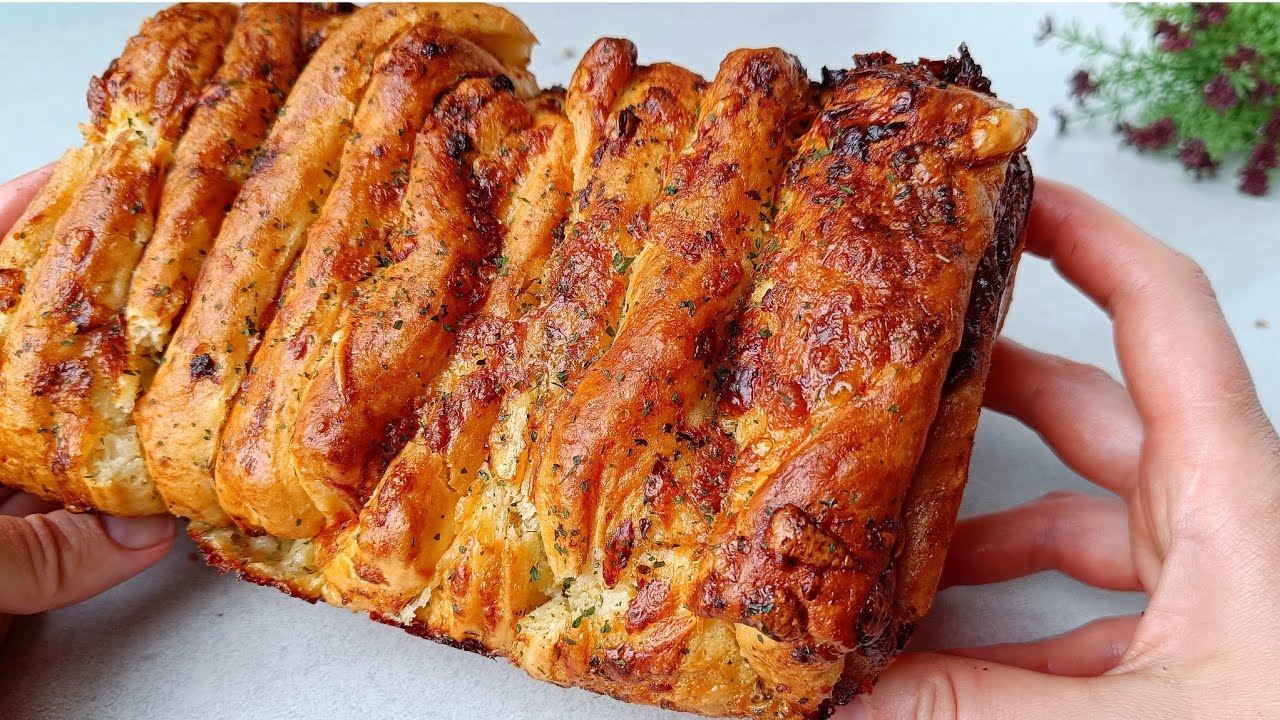 Очманіти як же це смачно!!! Часниковий хліб 🍞 пампухи з часником.