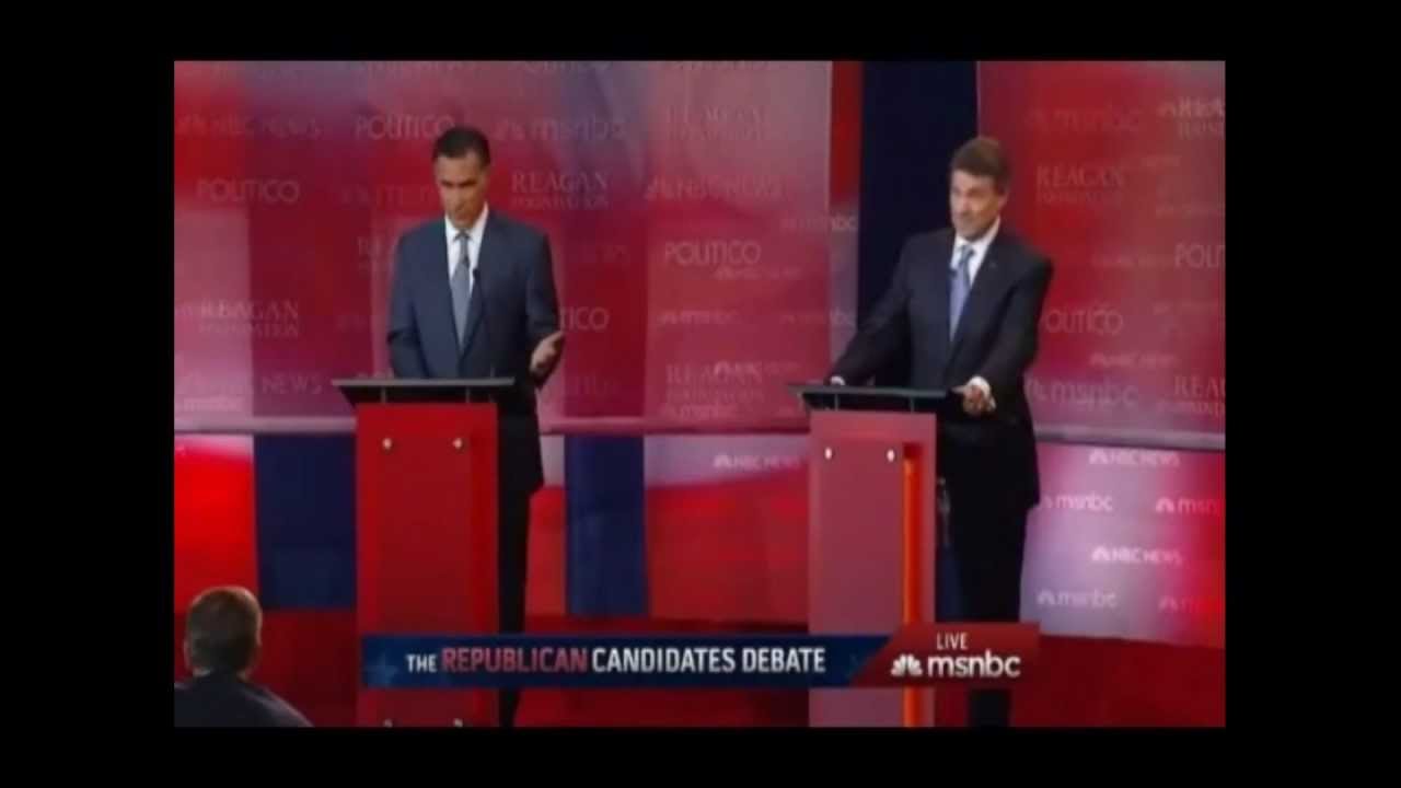 GOP Battle: Mitt Romney Vs Rick Perry