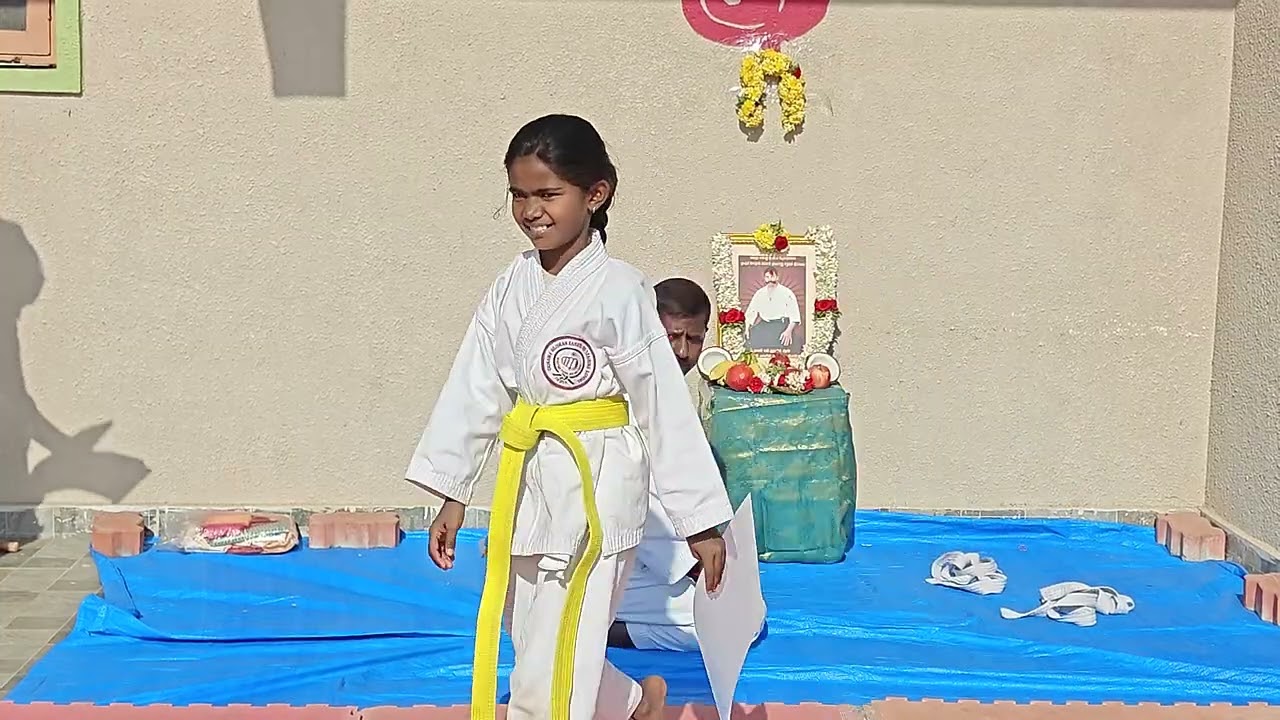 Karate belt ceremony Karate demo and karate fight 💪 Electronic City Bangalore ☀️🙏📞 9880136982