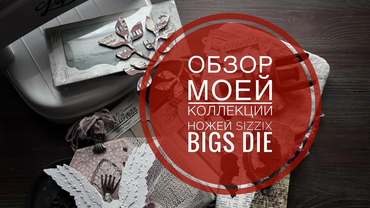 Обзор моей колекции ножей Bigz die Sizzix # scrapbuking # Sizzix