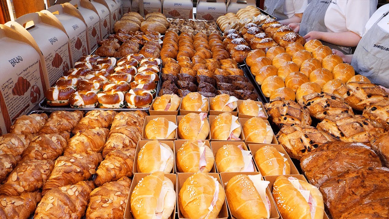 Потрясающий масштаб!! Лучший багет в Корее - Korean Bakery