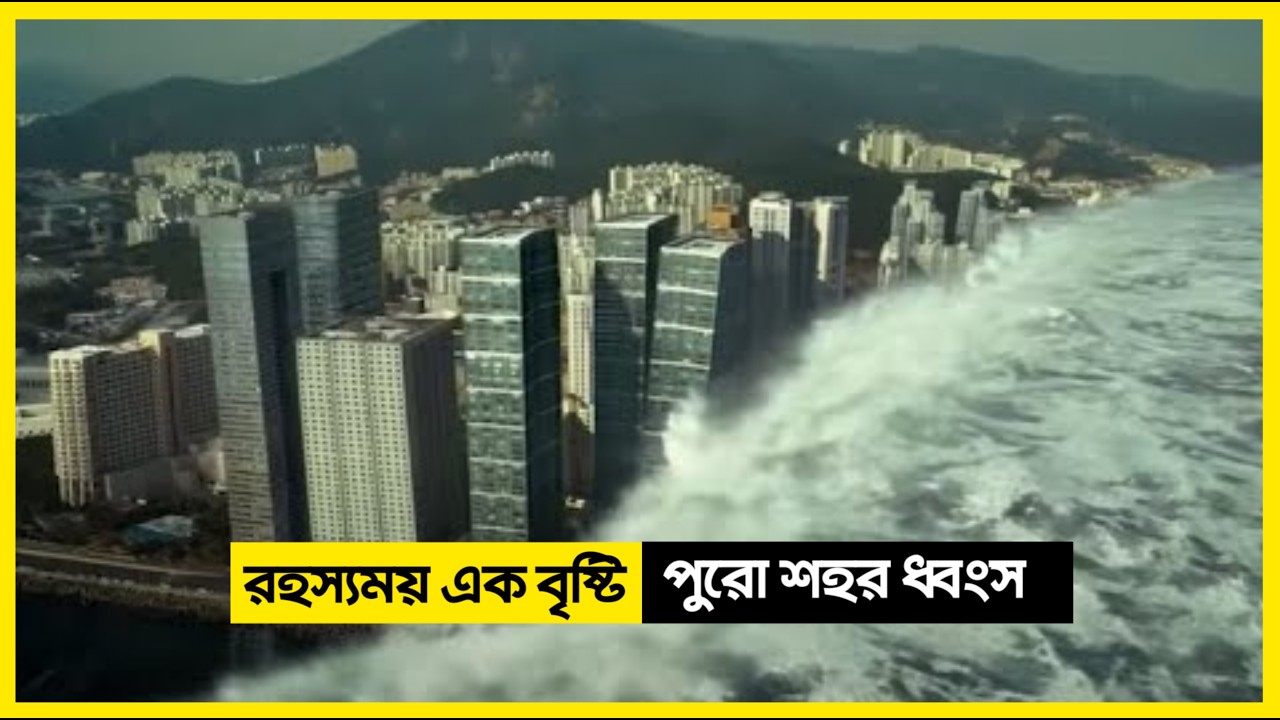 ভয়ংকর এই বৃষ্টিতে পুরো শহর শেষ ! 😭 |  Survival Movie Explained in Bangla