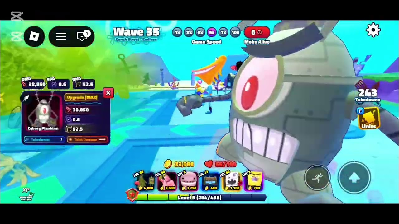 Dnes jsi zahraju #spobgebobTowerDefense #5