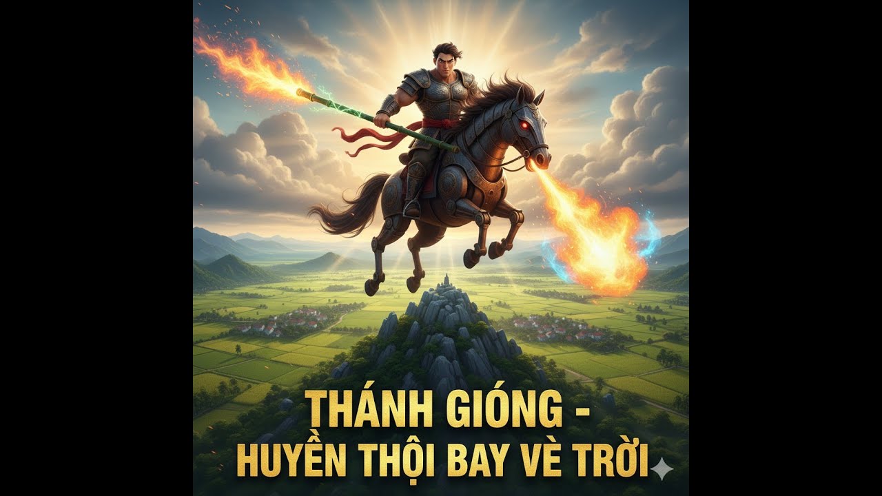 THÁNH GIÓNG: Cậu Bé Ba Tuổi Đánh Đuổi Giặc Ân | Truyện Cổ Tích Việt Nam Hay Nhất