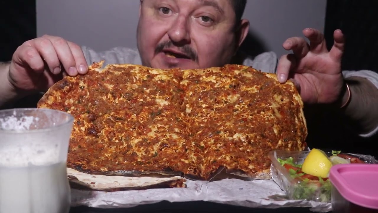 ||ASMR MUKBANG|| BEST OF Lahmacun #neromasmr