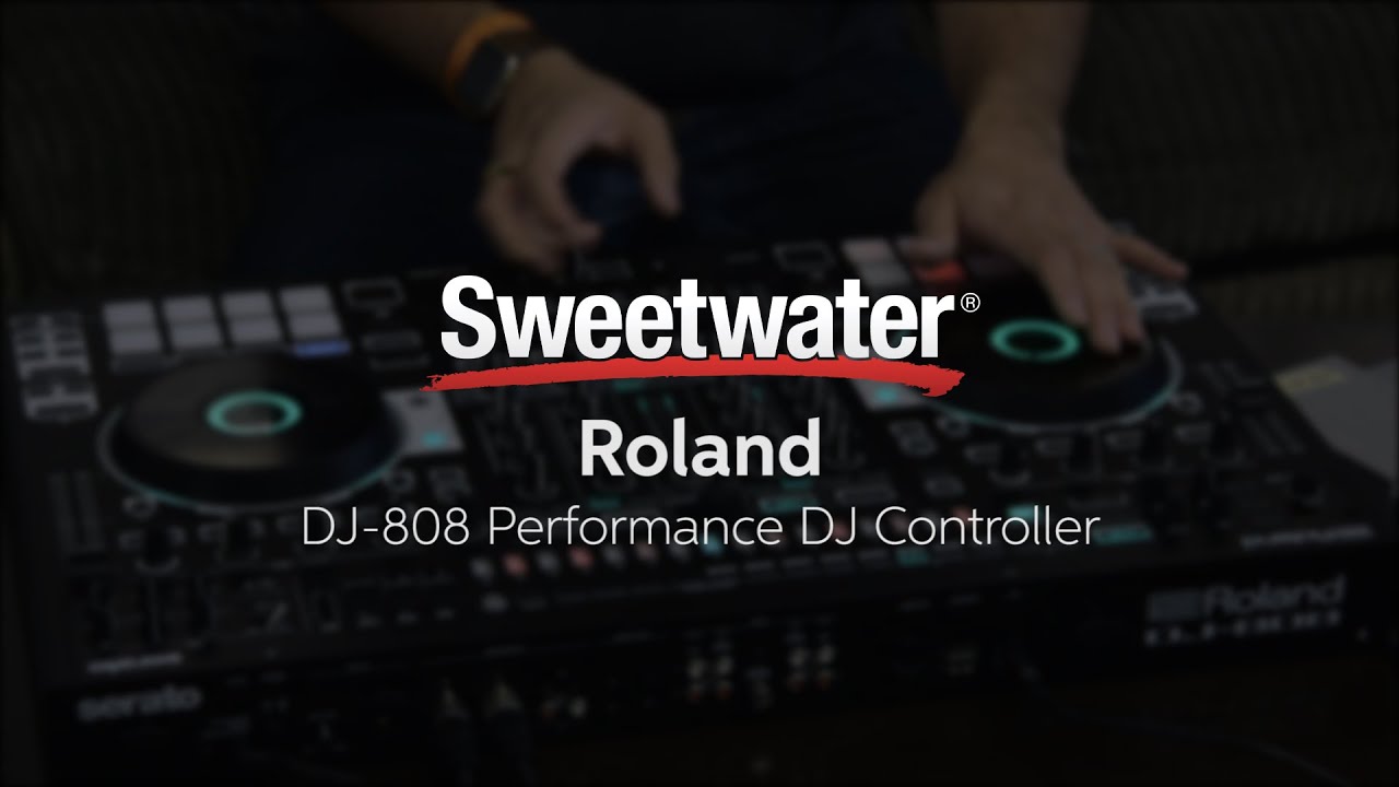Roland DJ-808 Performance DJ Controller Demo