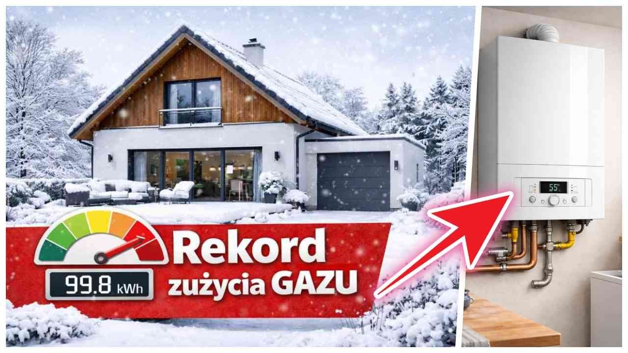 REKORD ZUŻYCIA GAZU ! Ogrzewanie domu Styczeń 2026
