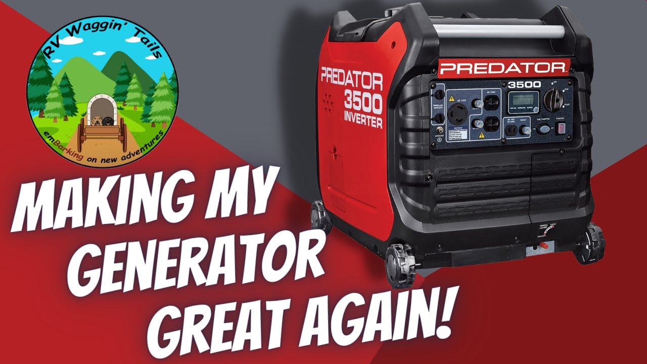 Инверторный генератор Predator 3500 | Замена свечей зажигания, воздушного фильтра и удаление адсо...