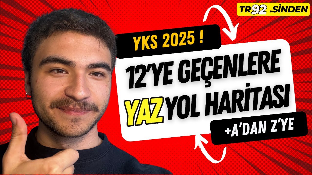 ‼️YKS 2025'TE DERECE İSTEYEN NASIL ÇALIŞMALI? DETAYLI YAZ PLANI ! #derecehocam  #tyt #ayt #yks2025