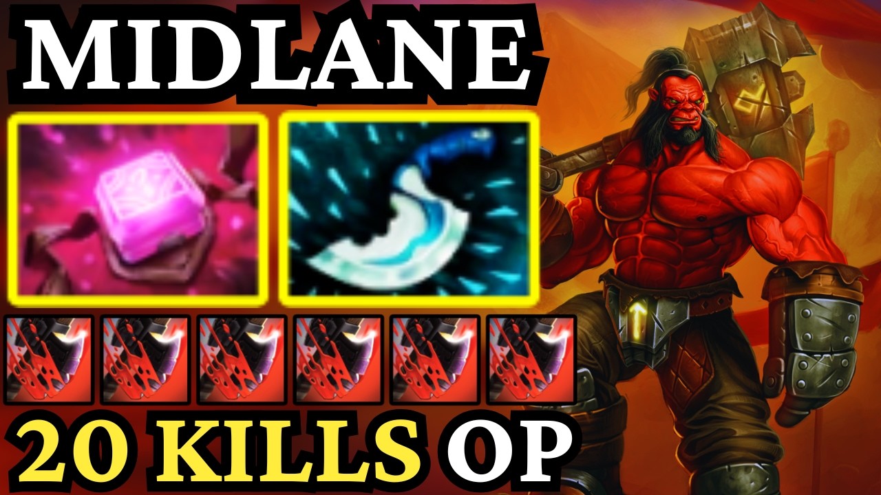 🔥 AXE Mid GOD &mdash; 20 KILLS OF PURE DOMINATION 🔥 Dota 2 Mid