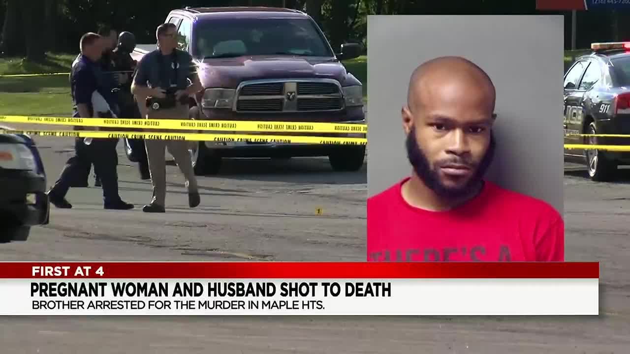 Maple Heights police charge man accused of killing pregnant sister, her husband at public park