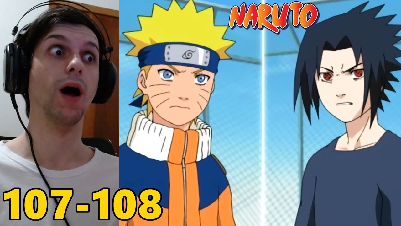 NARUTO vs SASUKE | Naruto Clássico | REACT | Episódios 107 e 108 (Dublado PT-BR)