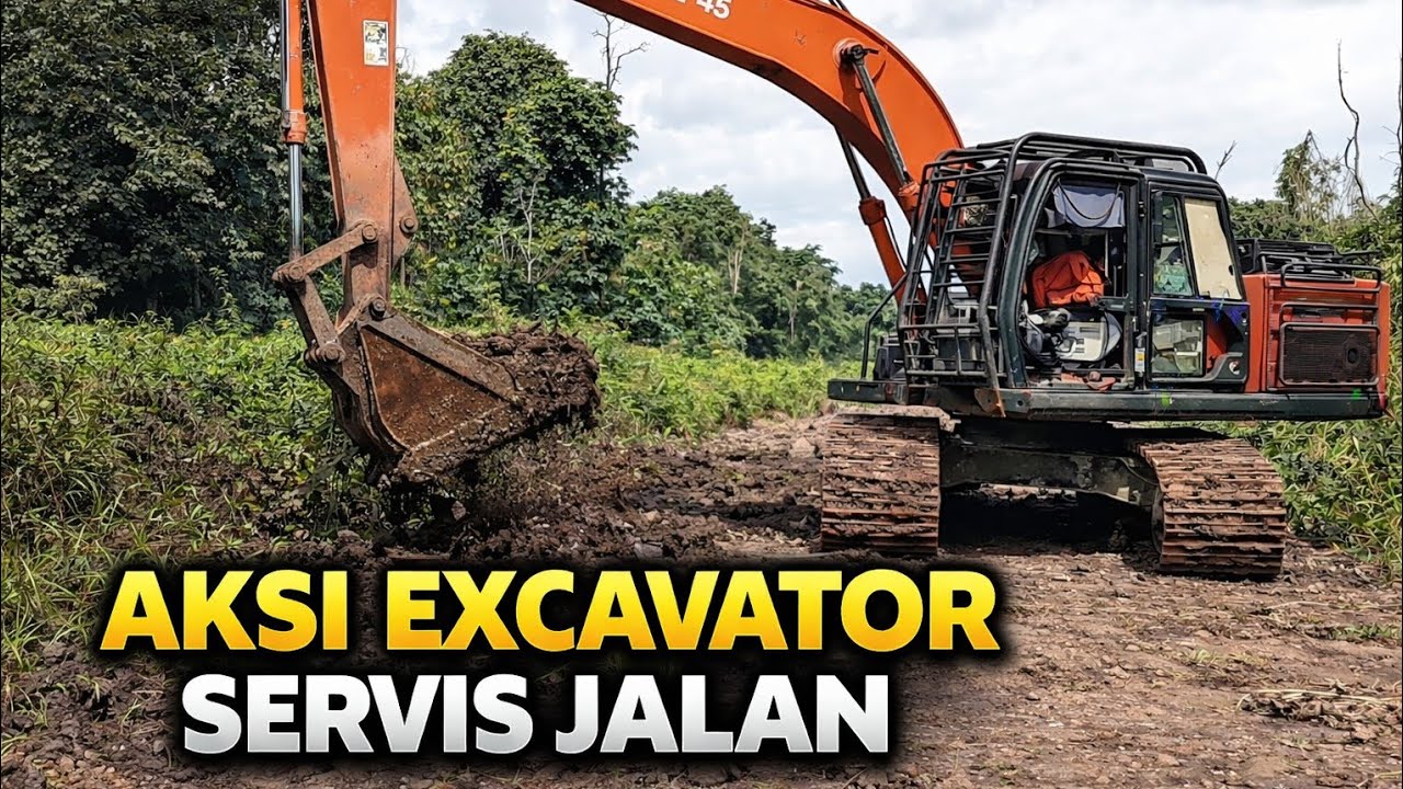 Road Repair in Action | Excavator Working on Site