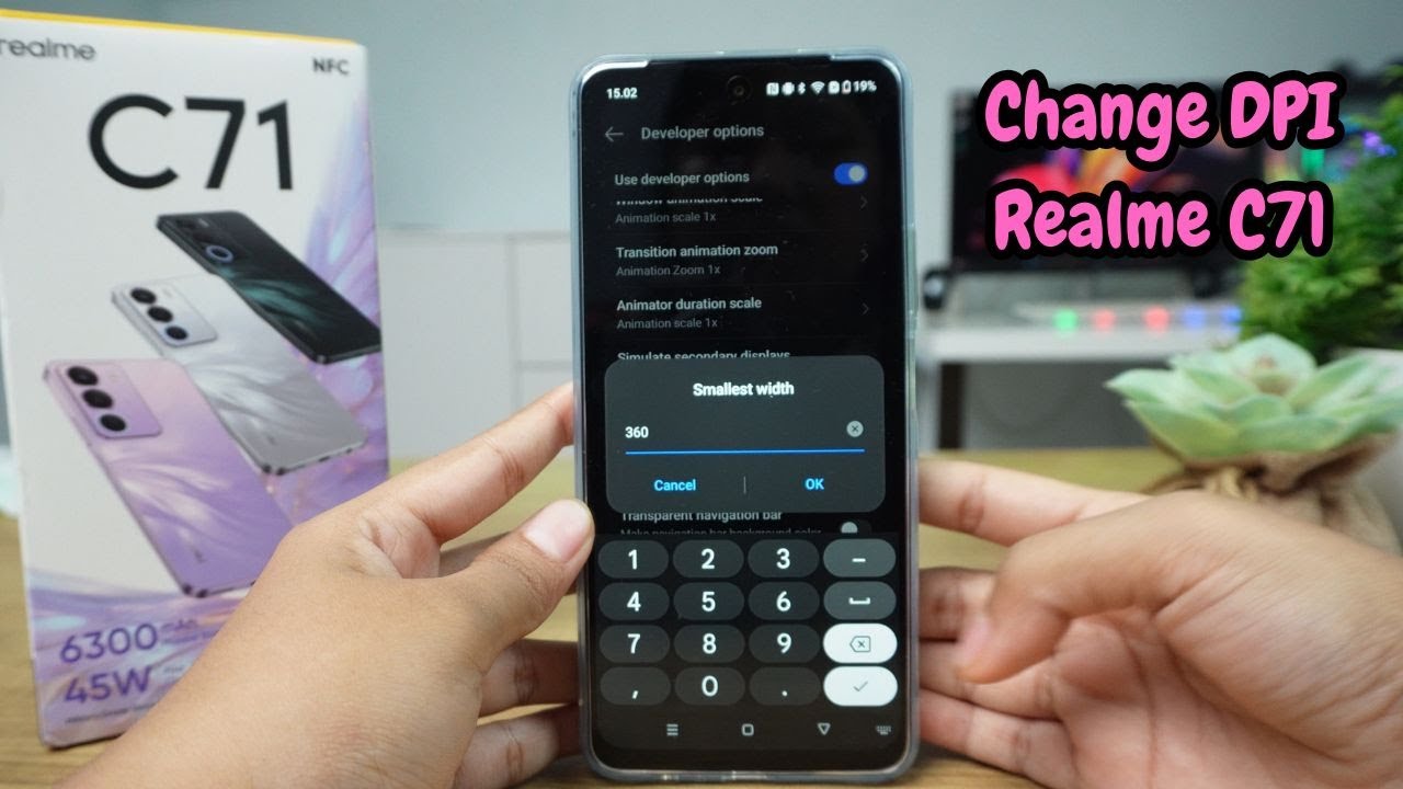 How To Change/Settings DPI Realme C71