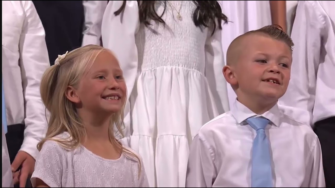 “Gethsemane” sung by a children’s choir from Utah