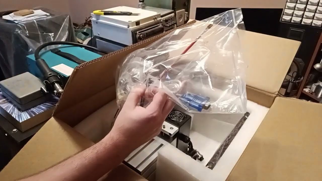 IR6500 bga rework állomás unboxing 073.
